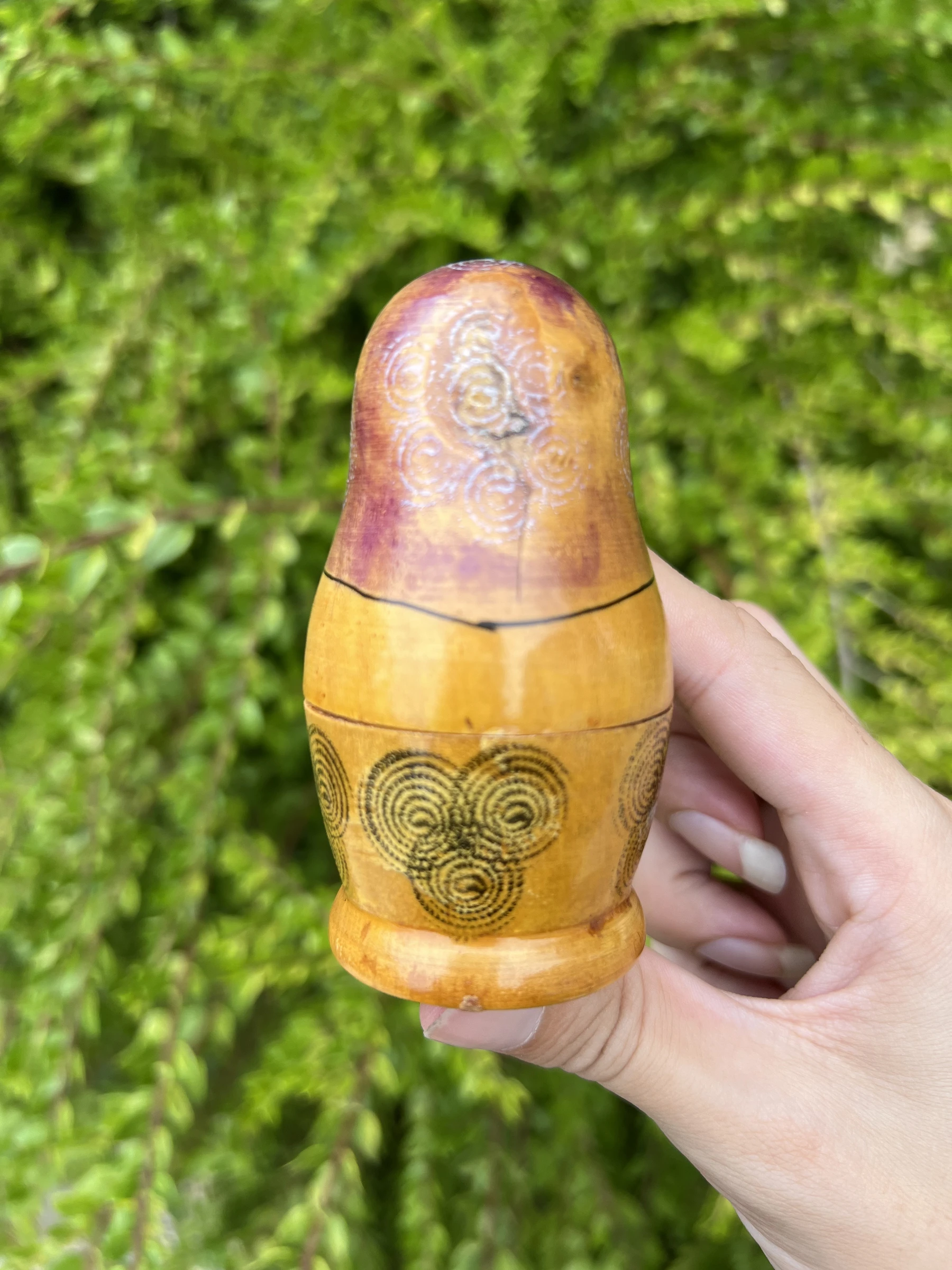 🪆 Mini muñeca rusa de madera vintage Beriozka – matrioshka – photo 5